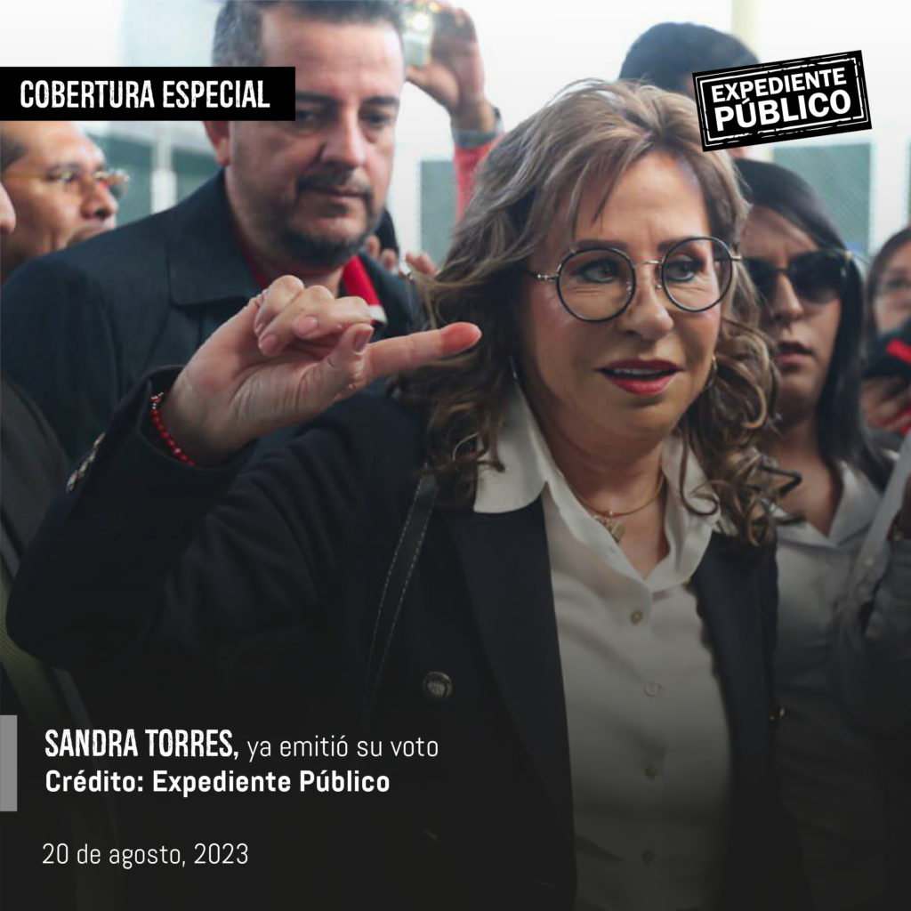 Candidatos presidenciales Sandra Torres y Bernardo Arévalo votaron confiando en ganar las elecciones