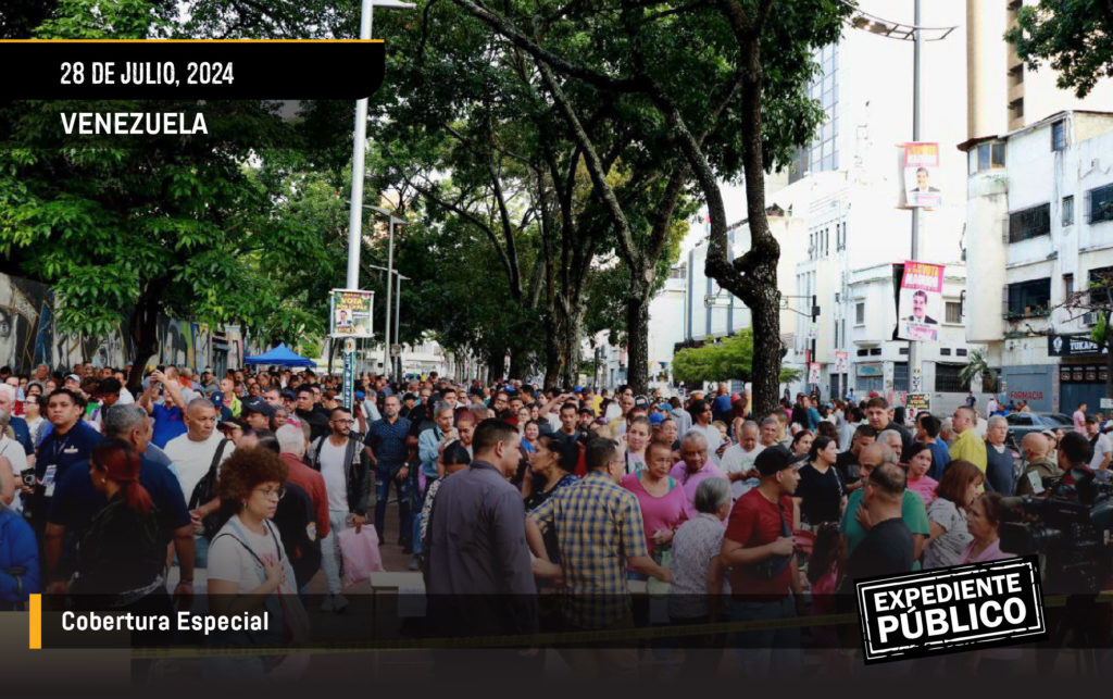 Venezolanos votan masivamente en las elecciones de Venezuela