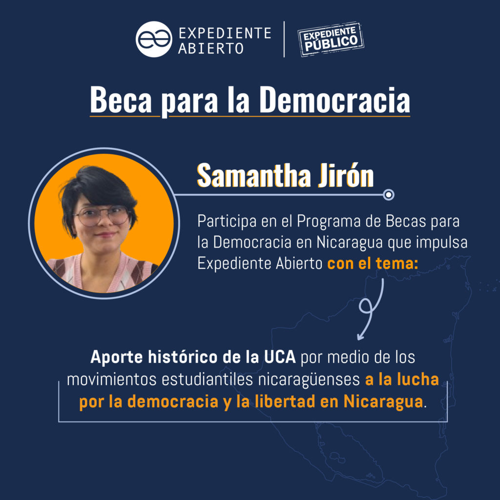 Samantha Jirón: “La autonomía universitaria murió con el cierre de la UCA”