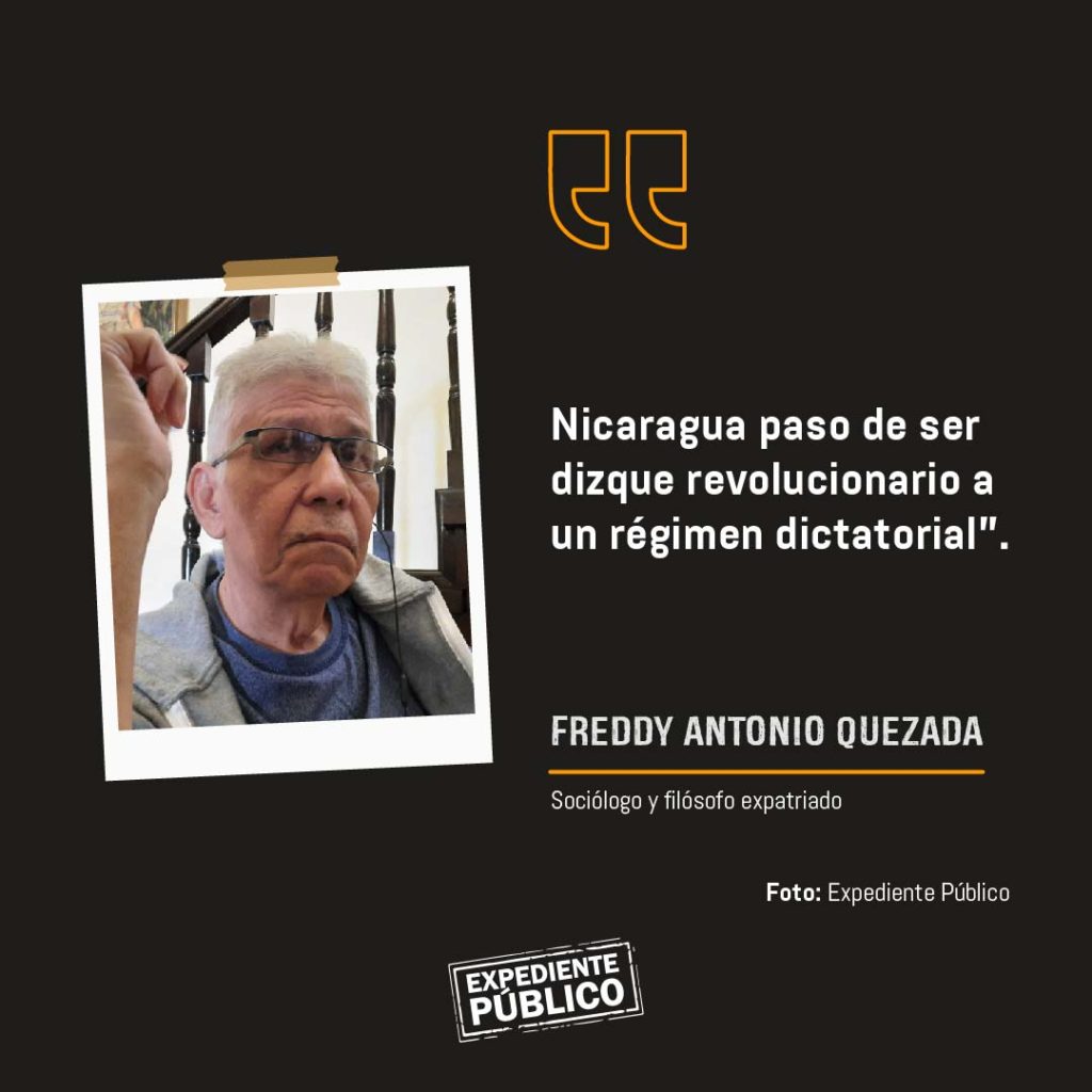 Freddy Quezada, desterrado: El régimen de Ortega en Nicaragua se está desbaratando por dentro