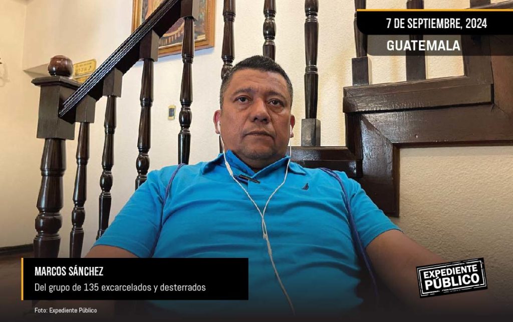 Desterrado Marcos Sánchez: "No callarán mi voz contra las injusticias de mi Nicaragua"