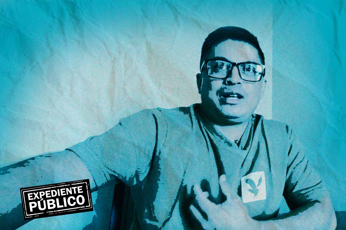 Víctor Ticay, el periodista preso por cubrir una procesión religiosa