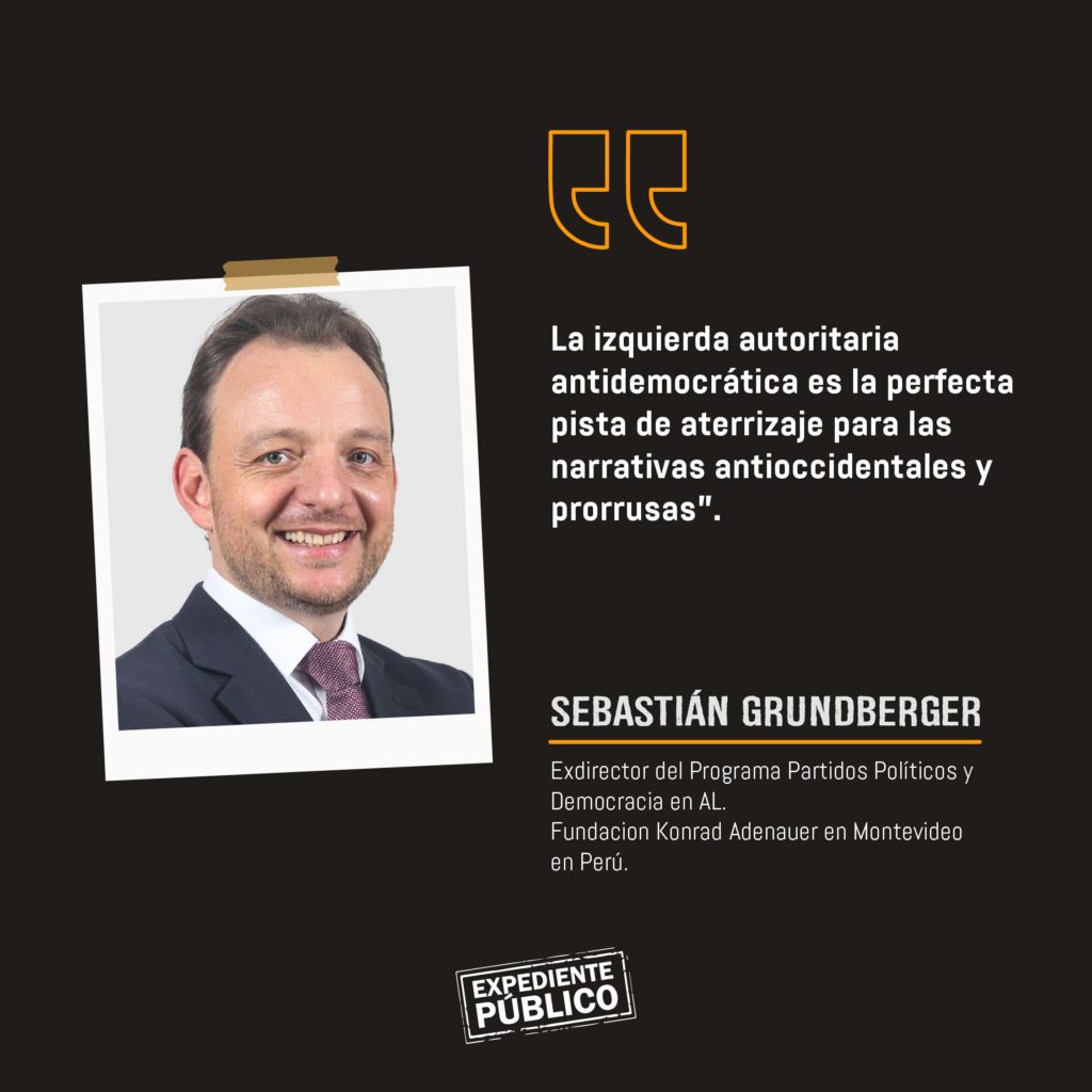 “La izquierda autoritaria es la pista de aterrizaje para las narrativas antidemocráticas”: Sebastián Grundberger