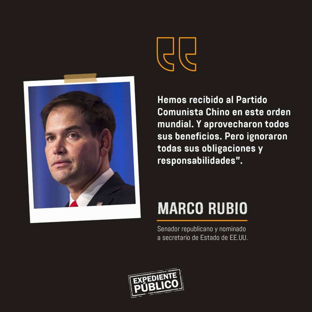 Marco Rubio: China, Venezuela y Nicaragua son amenazas a la seguridad de EE.UU. 