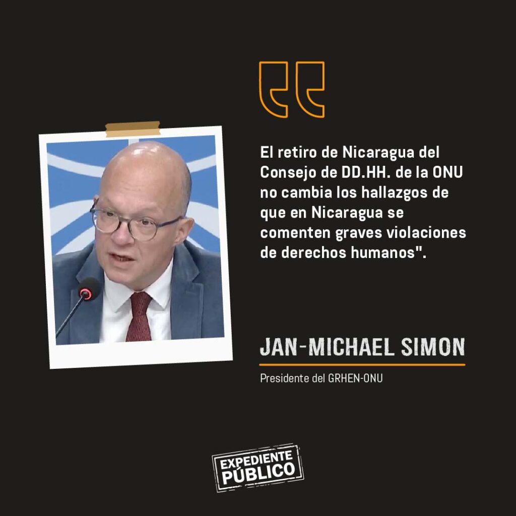 Expertos de la ONU piden activar a la Corte Internacional contra Daniel Ortega